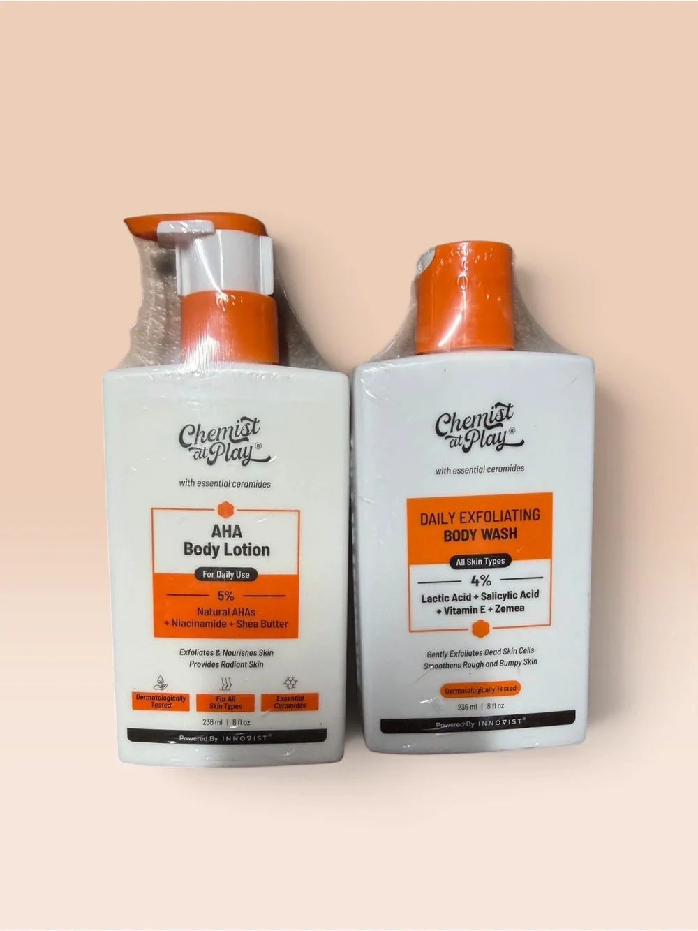 Orange AHA Body Lotion - Gentle Exfoliating Moisturizer